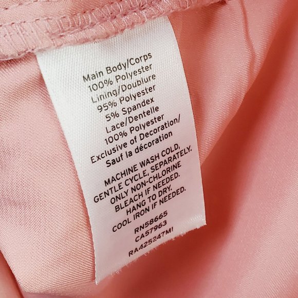 Rachel Parcell Lace Bodice, Velvet Waist Lined Midi Pencil Dress, Pink Bride, S - Picture 10 of 10